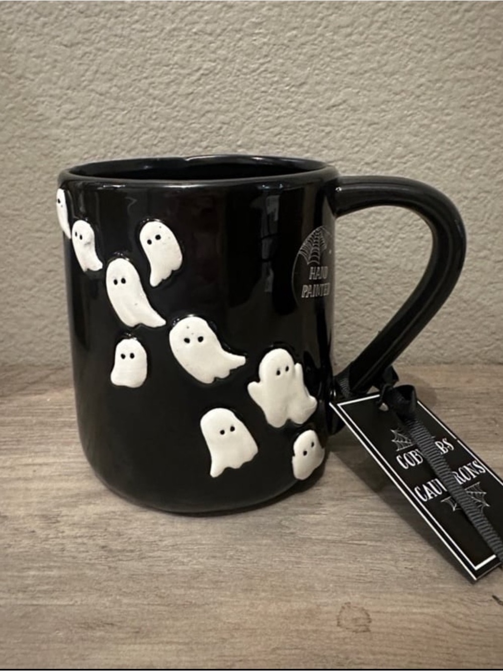 Cobwebs & Cauldrons Ghost Mug
